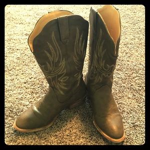 Silver Canyon Western Boot